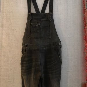 Free People Denim Overalls